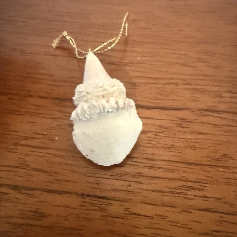 Christmas Ornaments, Tree, Santa,‎ Swan, Nutcracker Ceramic Ivory Color Elegant